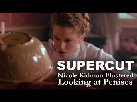 SUPERCUT - Nicole Kidman Flustered Looking at Penises