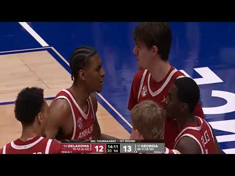 Oklahoma vs Georgia FULL GAME Mar 12, 2025 | SEC Tournament men&#039;s basketball