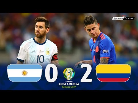 Argentina 0 x 2 Colombia ● 2019 Copa América Extended Goals &amp; Highlights HD