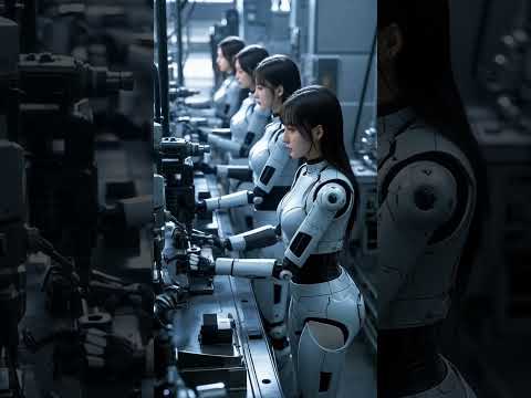In robot factories, there will be no need for humans to work in the future. #robots #robot