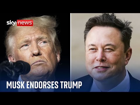 Elon Musk endorses Donald Trump as &#039;cyber attack&#039; disrupts interview on X