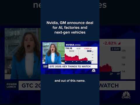 Nvidia, GM announce deal for AI, factories and next-gen vehicles