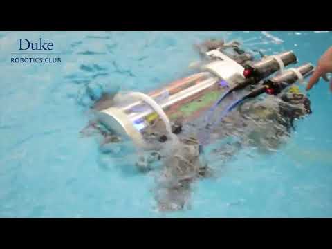 Duke Robotics Club tests its underwater autonomous vehicle, Cthulhu