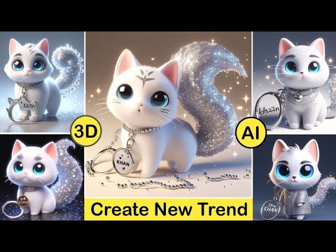 How To Create Trending 3D Keychains Images |Microsoft Bing AI.