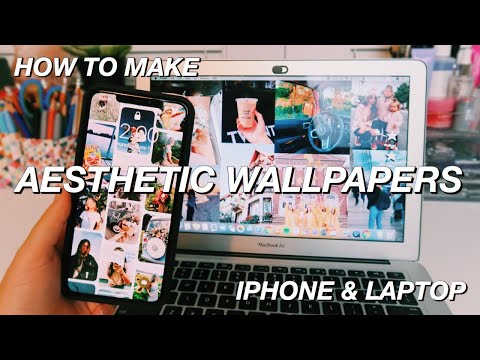 How To Make An AESTHETIC COLLAGE WALLPAPER For Your Phone And Laptop! (EASY)