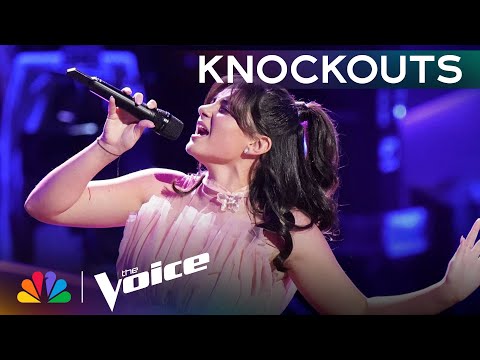 Thirteen-Year-Old Julia Roome Performs Sia&#039;s &quot;Unstoppable&quot; Flawlessly | The Voice Knockouts | NBC