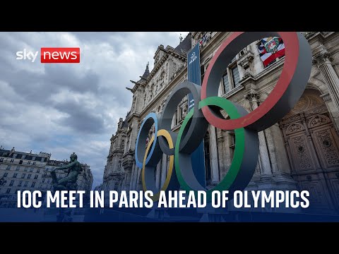 International Olympic Committee news conference ahead of Paris 2024 Olympics