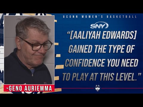 Geno Auriemma on Big East tournament win, growth of Aaliyah Edwards, and NCAA tournament | SNY