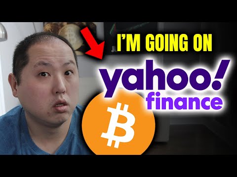 I&#039;M GOING ON YAHOO FINANCE TO TALK BITCOIN &amp; CRYPTO...