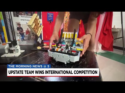 Upstate FIRST LEGO League Robotics team wins international award