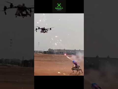 Epic Battle Drone vs Robotic Dog