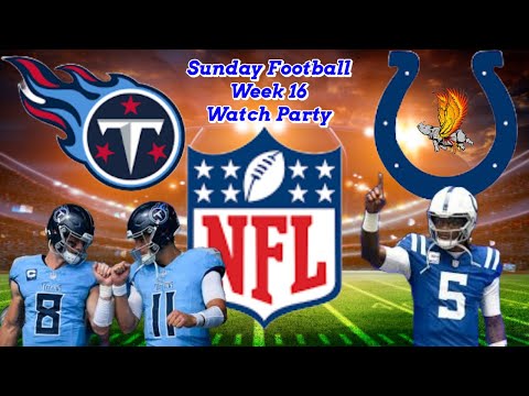 Tennessee Titans Vs Indianapolis Colts: NFL Week 16 Watch Party and Play by Play