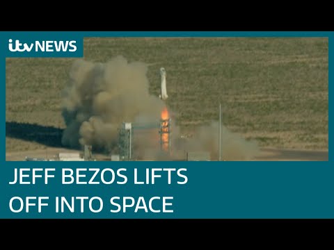 In full: Amazon founder Jeff Bezos and Blue Origin crew blast into space | ITV News