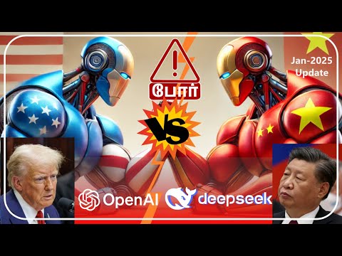 AI Updates - Jan 2025 | DeepSeek | Tech War for AI Superpower | AI Arms Race between US &amp; China