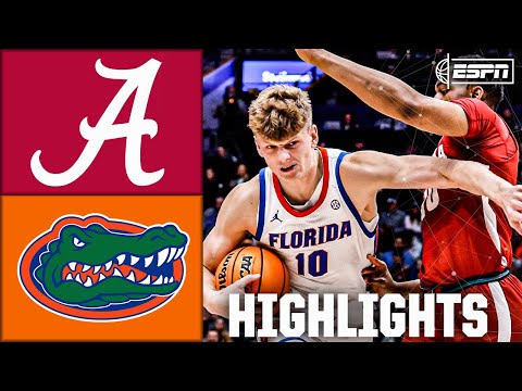 SEC Semifinal: Alabama Crimson Tide vs. Florida Gators | Full Game Highlights | ESPN CBB