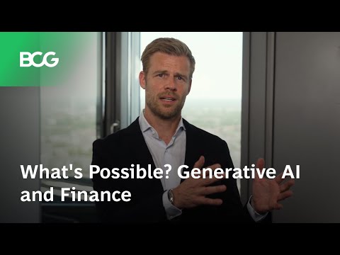 What&#039;s Possible? Generative AI and Finance