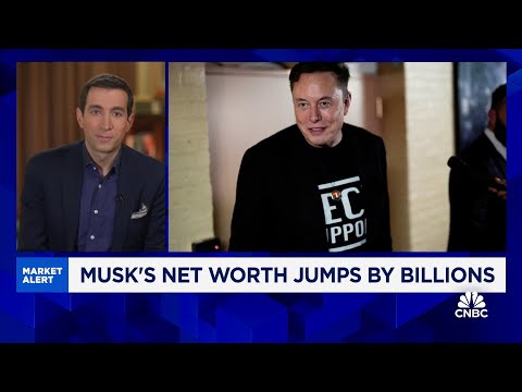 Elon Musk&#039;s net worth surges by billions following tariff pause
