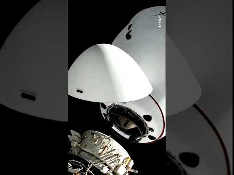 Amazing View of SpaceX Crew Dragon 🐉 docking to the ISS