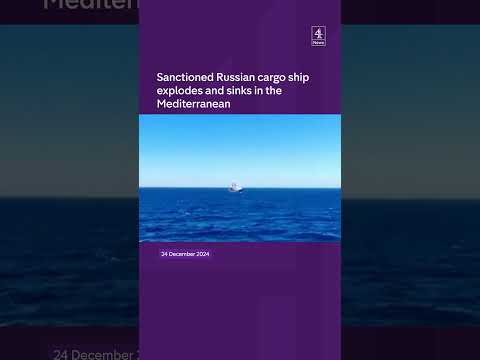 Russian ship sinks after explosion