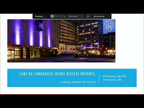 Care of Congenital Heart Disease Patients- Looking Toward the Future 2/16/22