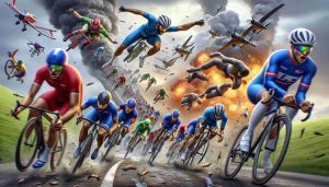 Unforeseen Twist in Cycling Race