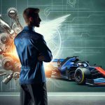 Realistic high-definition image showcasing a commendable automotive engineer joining a famous British sports car manufacturer. It signifies a new chapter for this technical genius in the realm of Formula One racing.