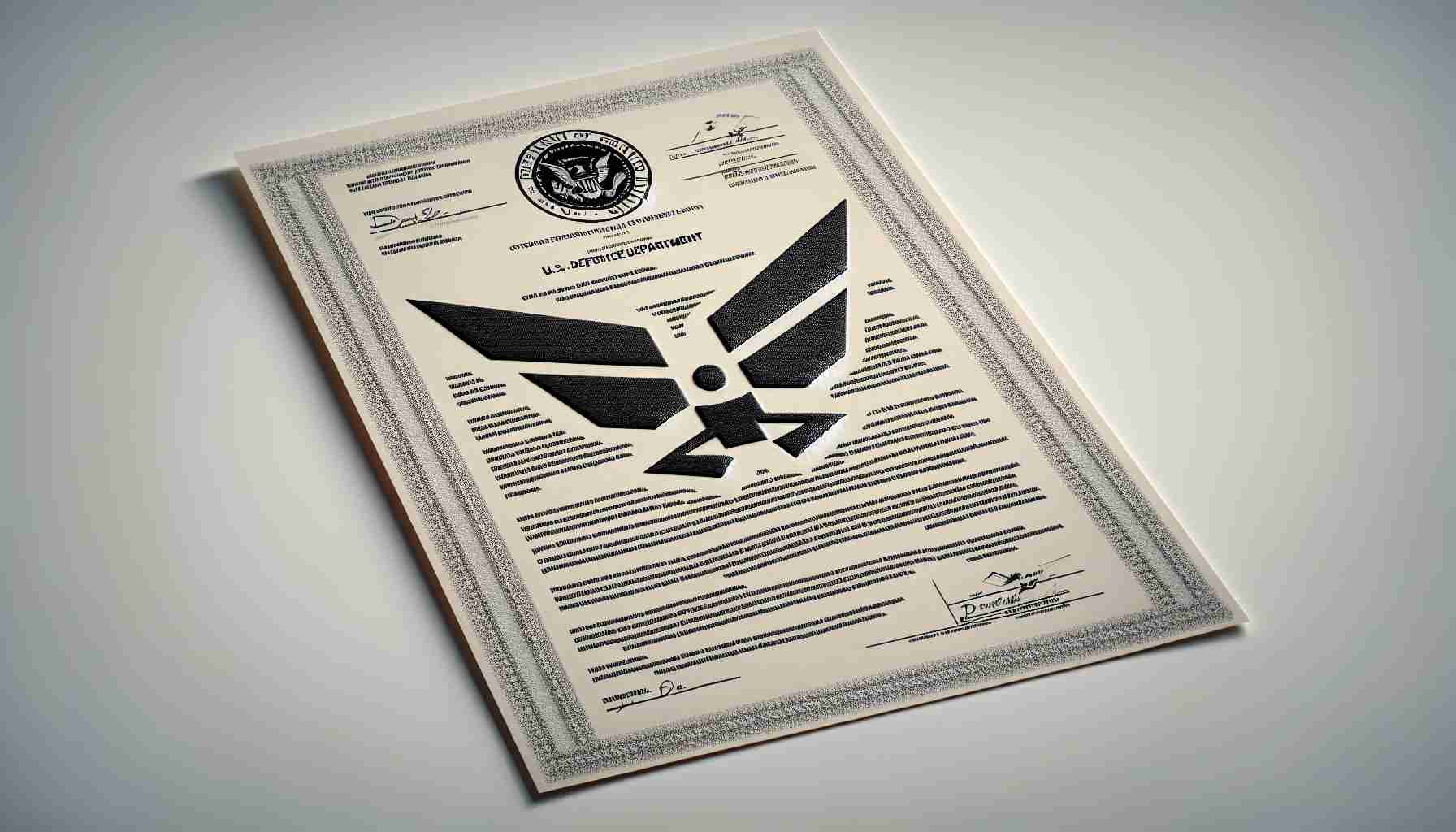 Detailed High-definition picture of an official court document related to legal proceedings initiated by DJI against the U.S. Defense Department. The document should show a logo or letterhead of DJI, as well as portions of the text detailing the case. It should be very clear, implying a high resolution scan or photograph.