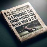 Realistic high-definition image of a headline that reads: 'Is a prominent football team giving up on another star player? You won't believe who it is!' There is an aura of suspense and intrigue around the headline.