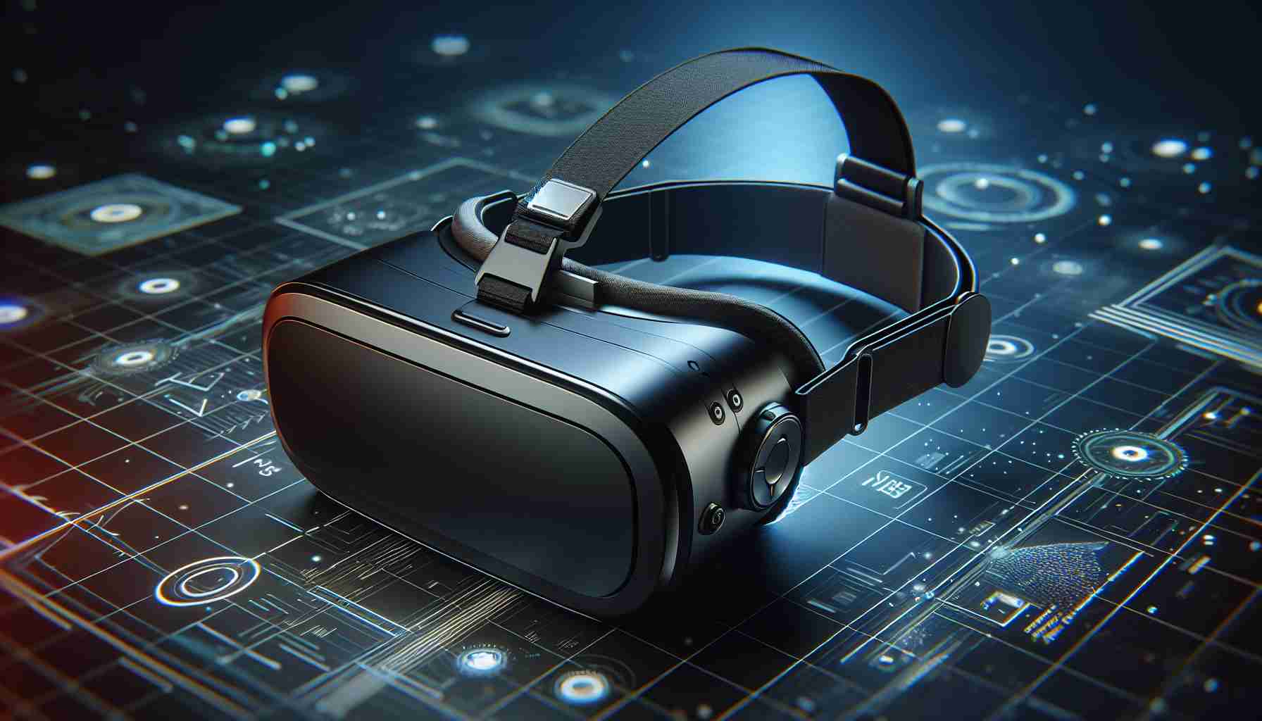 High-definition, realistic image of a newly introduced, cost-effective virtual reality headset. It has sleek design elements and advanced features, bolstering affordability and functionality.