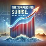 A high definition, realistic image of the illustrative surge represented metaphorically - perhaps with a rising arrow or a wave showing exponential growth. Alongside this visual representation, include the words 'The Surprising Surge: What You Need to Know', expressing a sense of intrigue and urgency. This should capture the essence of a business' skyrocketing progress.