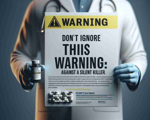 Realistic high-definition image of an important message, reading: 'Don't Ignore This Warning: People are Taking Action Against a Silent Killer.' The context should be mainly around healthcare, with an emphasis on preventive health measures being taken against a dangerous but unobtrusive threat.