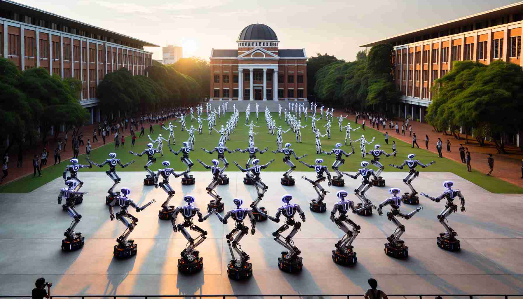 Who Knew Robots Could Dance? A Spectacle at the University! 