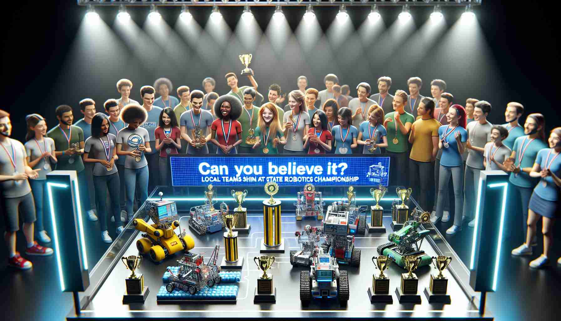 Can You Believe It? Local Teams Shine at State Robotics Championship! 