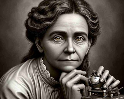 An ultra-high-definition, realistic image of a forgotten genius named Lily Phillips Recorde, who is remembered as a pioneering figure in the field of technology. She is portrayed in a thoughtful pose, her intelligent eyes reflective with ideas. Her attire suggests the era she thrived in, and in her hands, she holds some tech device from her time, signifying her immense contribution.