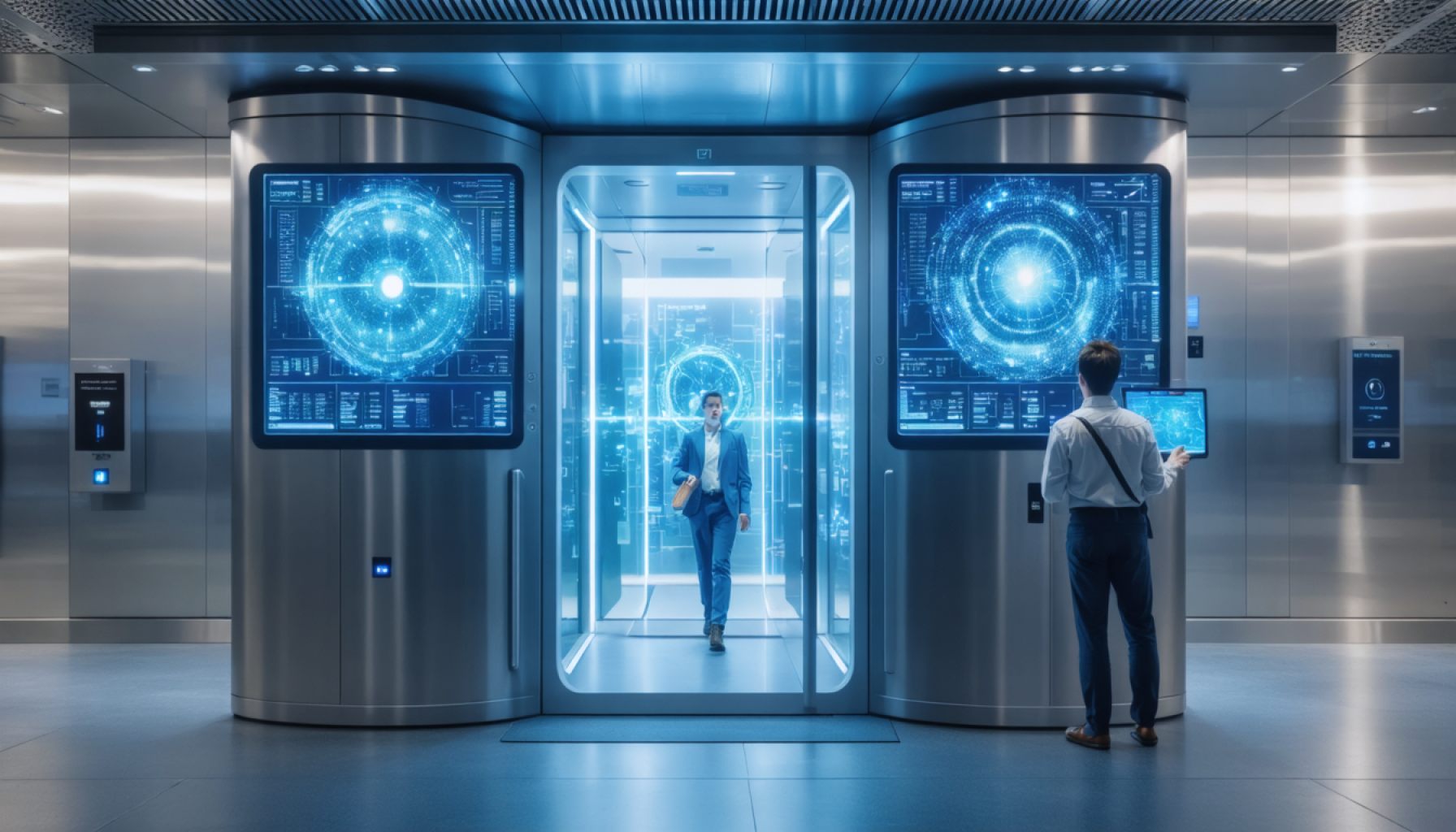 Step Into the Future: Iris Scans and Digital Passports at New Union Square Hub