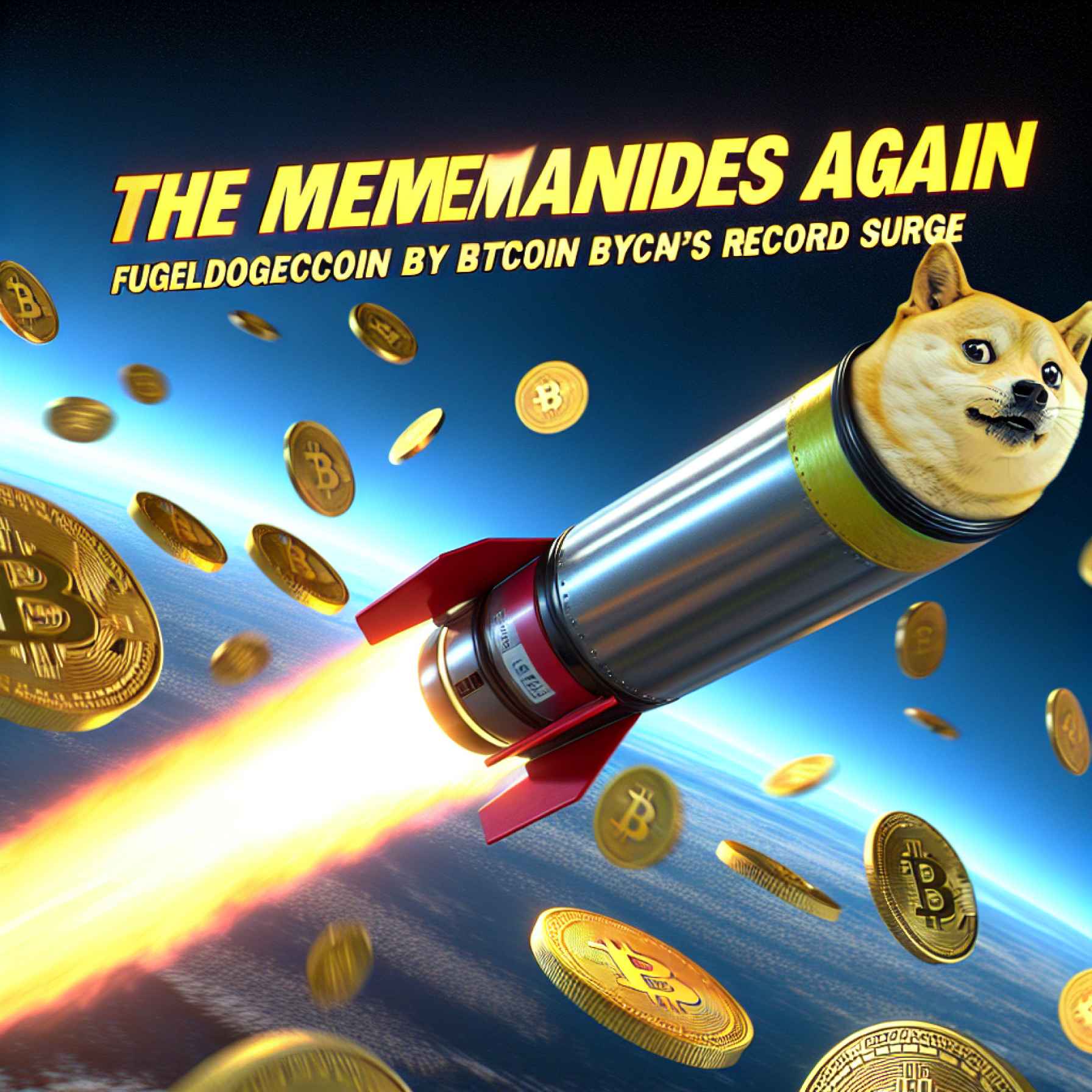 The Meme Mania Rides Again: Dogecoin Rockets, Fueled by Bitcoin’s Record Surge