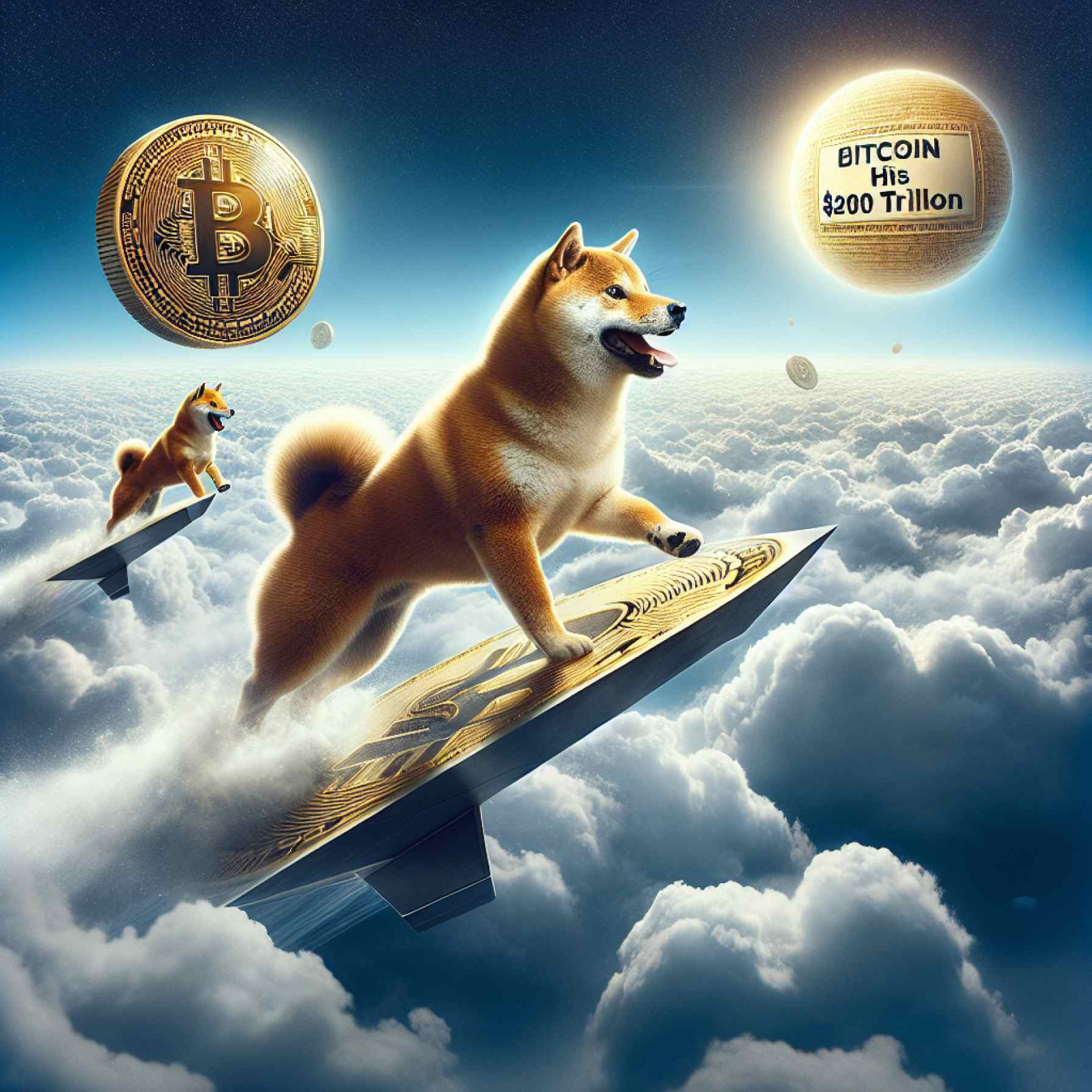 Can Shiba Inu Skyrocket to Unprecedented Heights if Bitcoin Hits $200 Trillion?