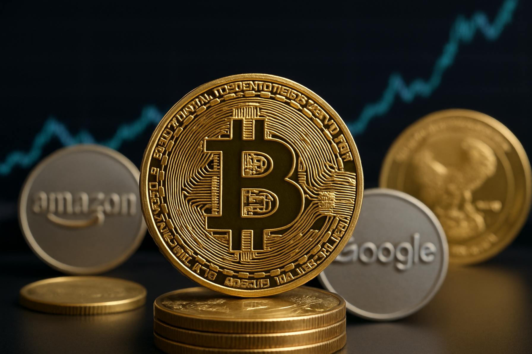 Bitcoin Smashes Records, Soaring Past Amazon and Google—Is Gold Next?