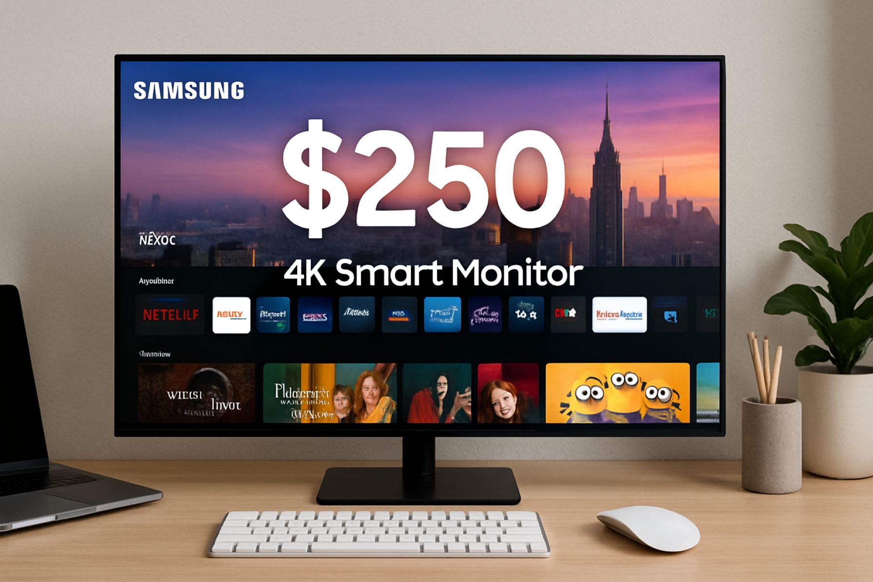 Незабываемая распродажа: Смарт-монитор Samsung M70C 4K снизился до всего лишь 250 долларов — сэкономьте 300 долларов мгновенно! 