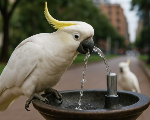 Parrots Outsmart the City: Sydney Cockatoos Crack Water Fountains in Dazzling Urban Feat Parrots Outsmart the City: Sydney Cockatoos Crack Water Fountains in Dazzling Urban Feat